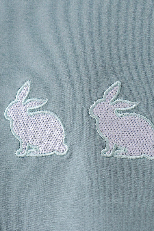 Teal Bunny Tee