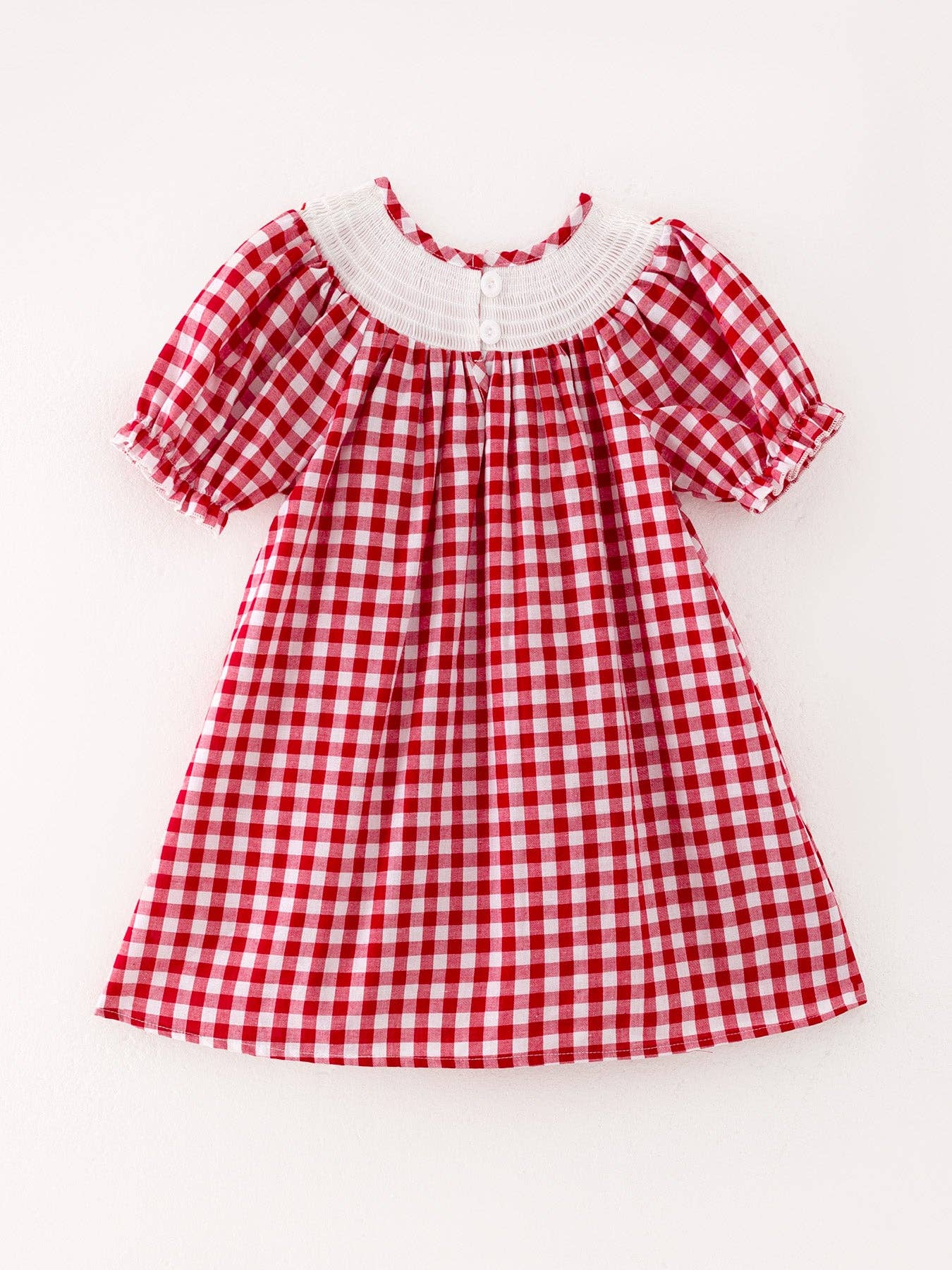 Gingham Christmas Dress