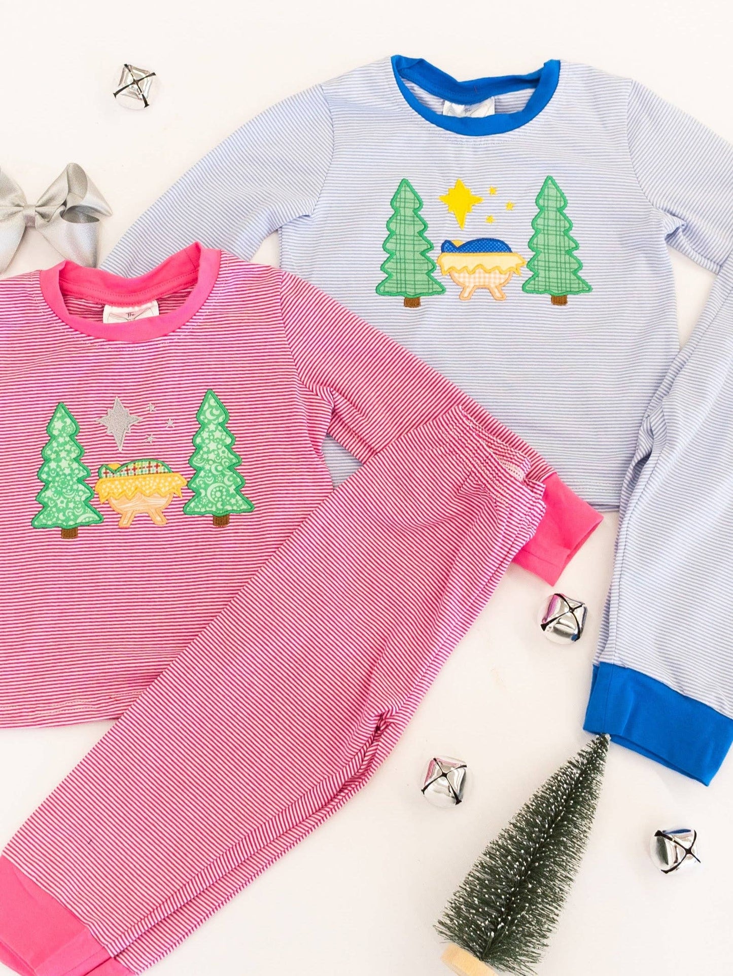 Silent Night PJ's - Blue