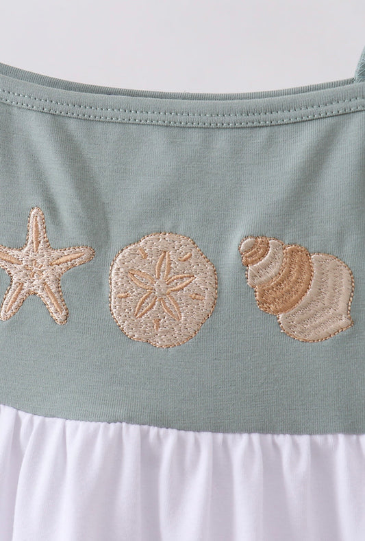 Sage Sand Dollar Dress