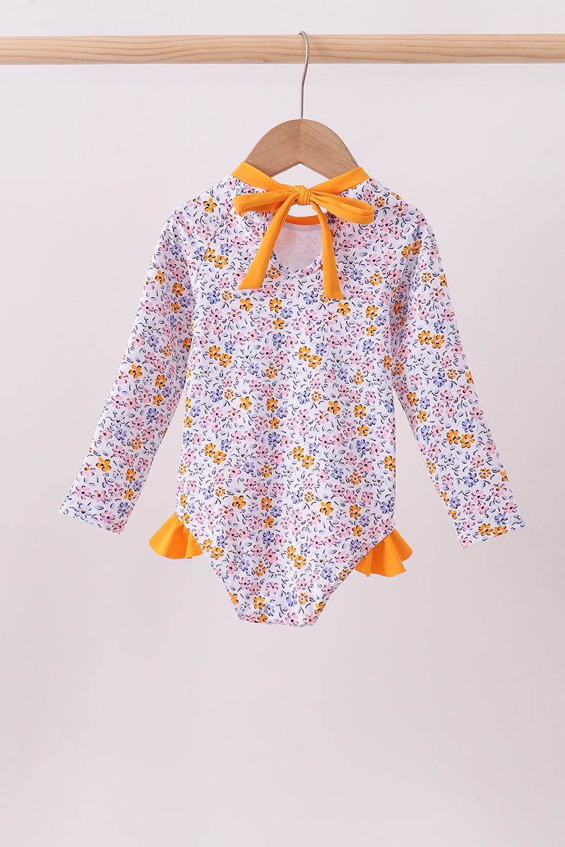 Marigold Floral Swim