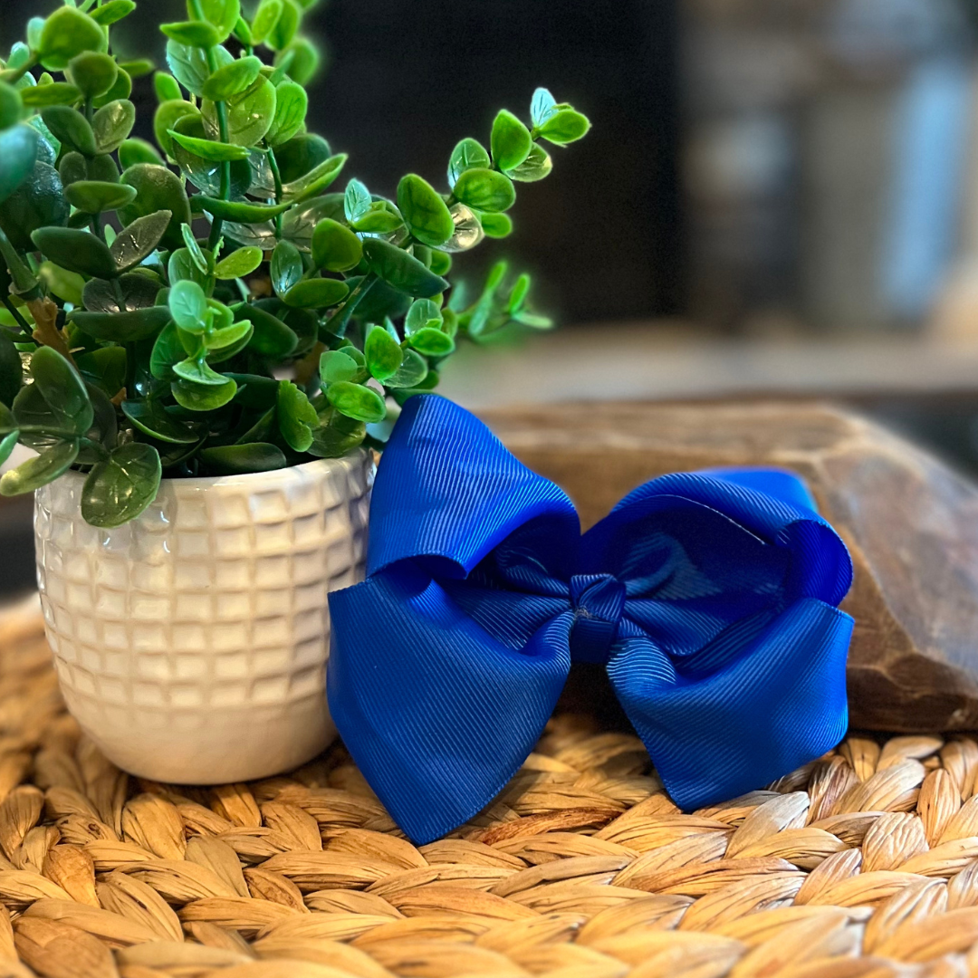 Classic Bow 4.5" - Royal Blue