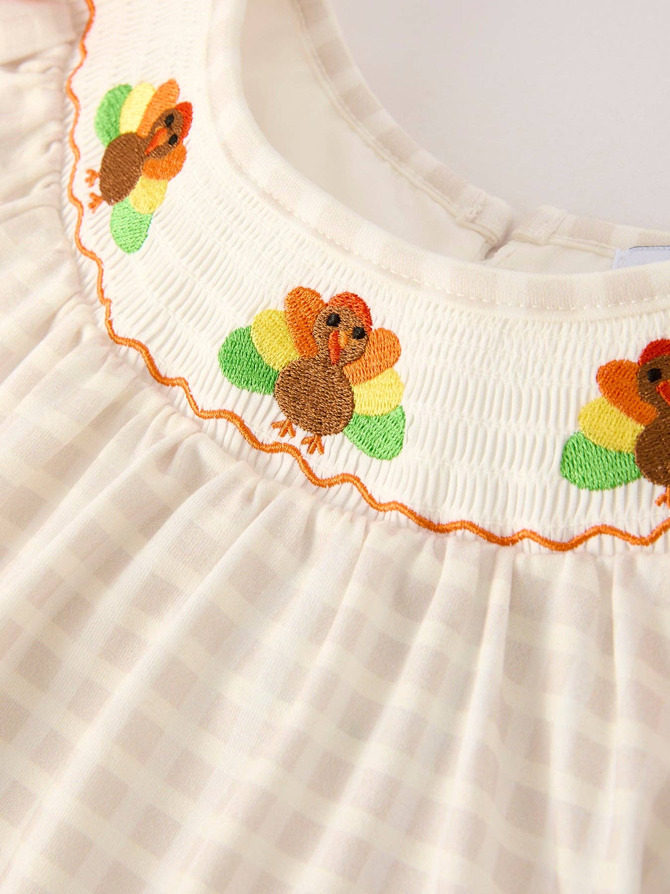 Apricot Turkey Dress