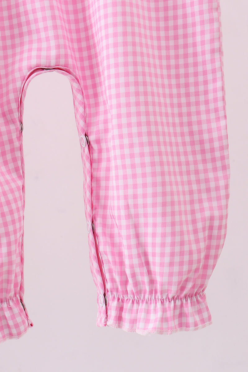 Gingham Hearts Romper