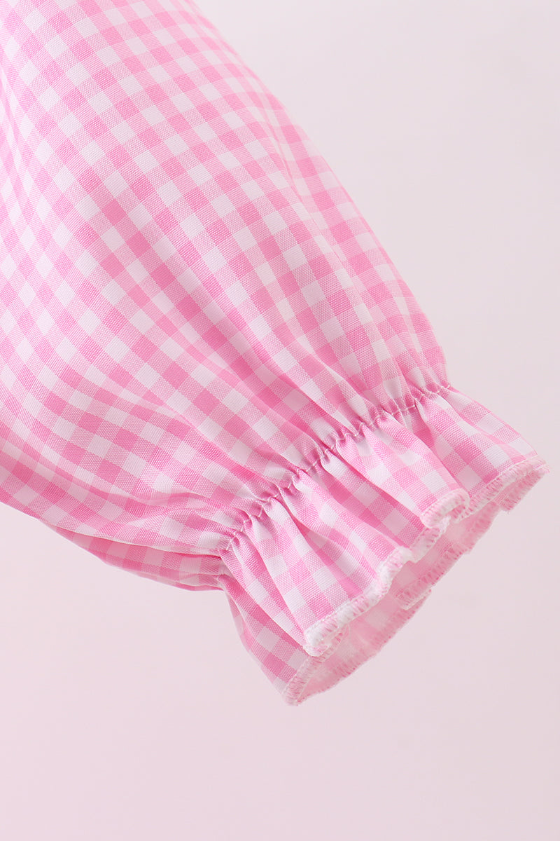 Gingham Hearts Romper