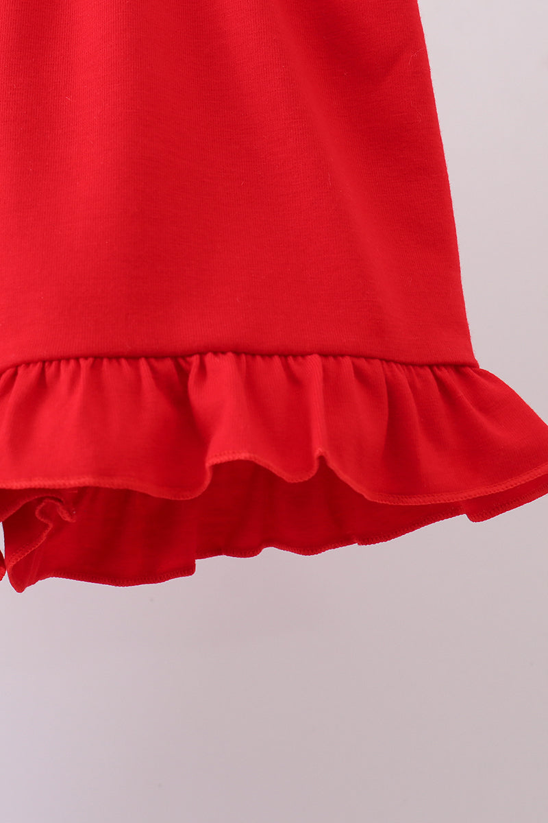 Seersucker Flag Ruffle Set