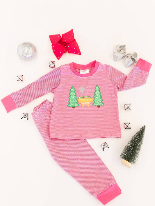 Silent Night PJ's - Pink