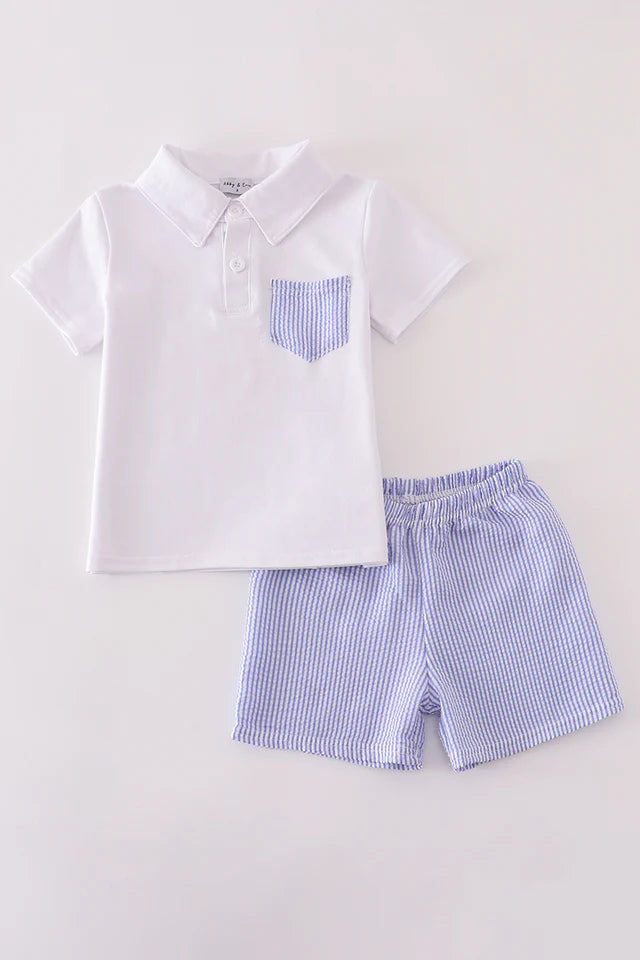 Bayside Breeze Shorts Set