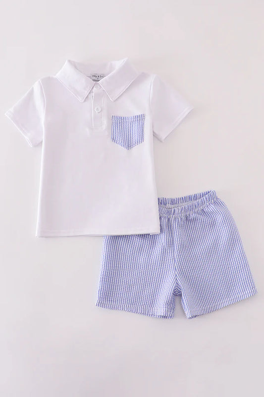 Bayside Breeze Shorts Set