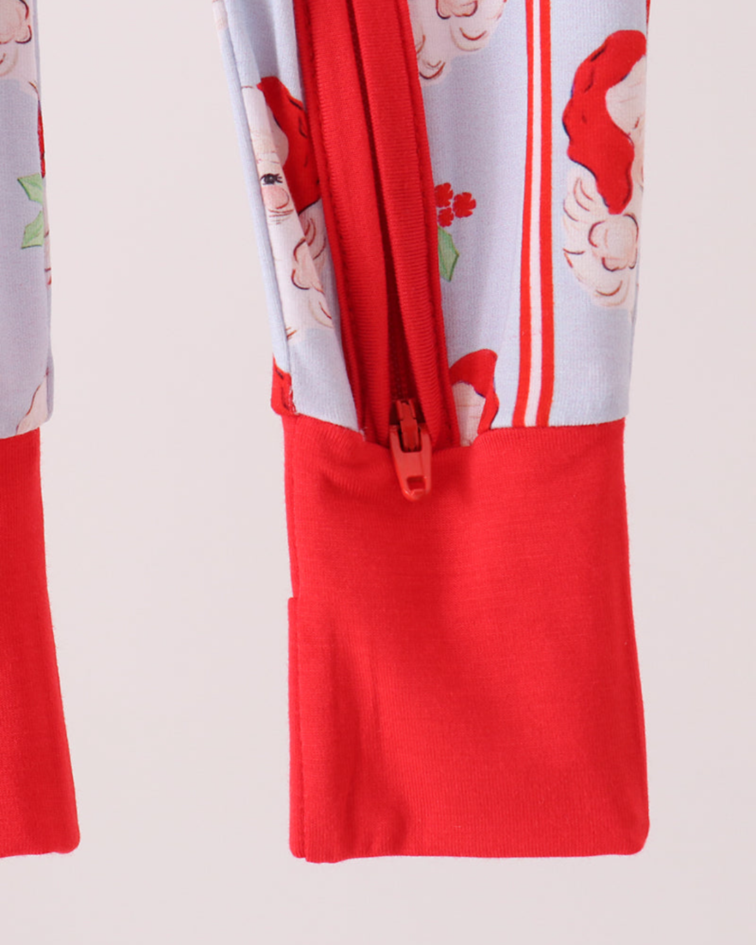 Santa Stripe PJ Romper