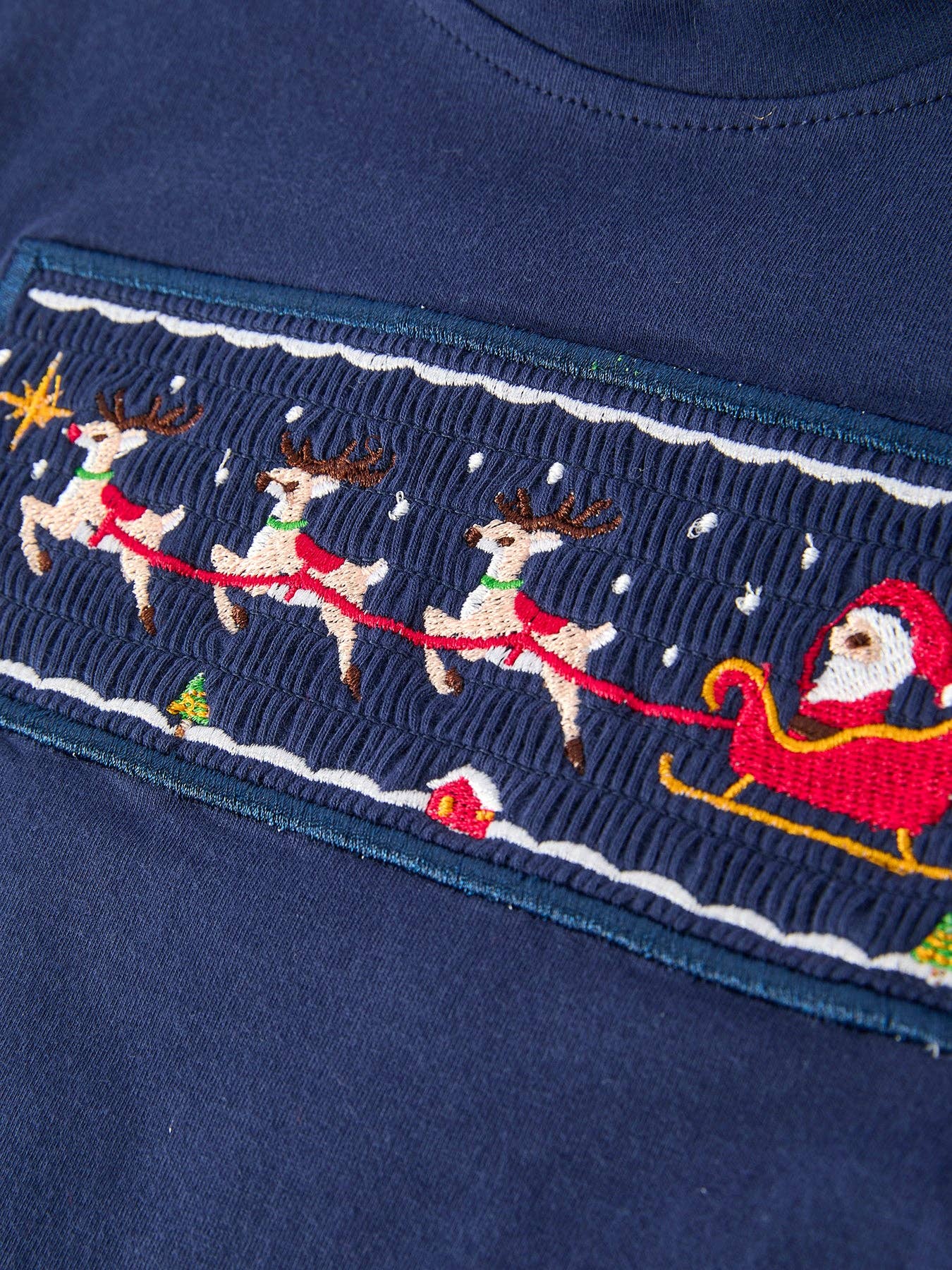 Navy Sleigh Pants Set