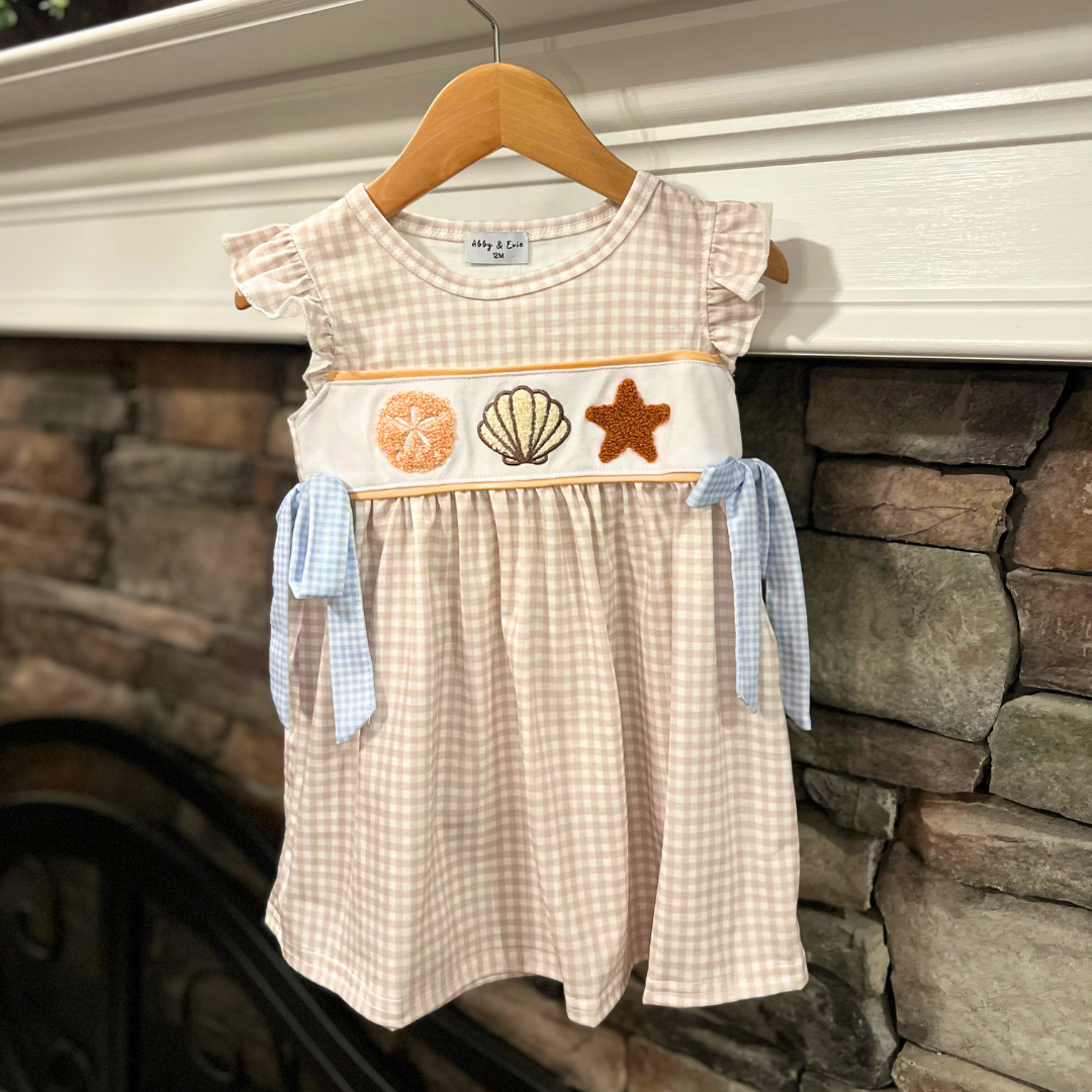 Seaside Stroll French Knot Dress