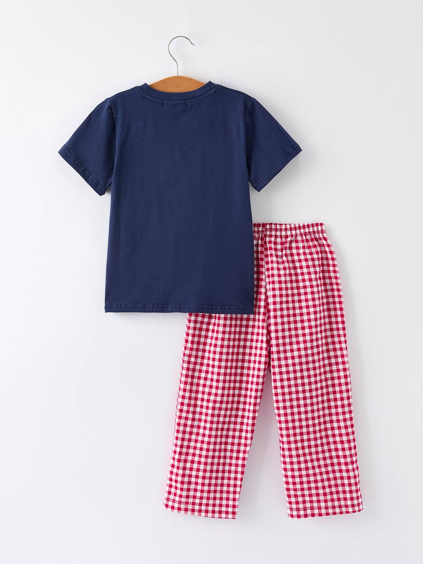 Navy Sleigh Pants Set