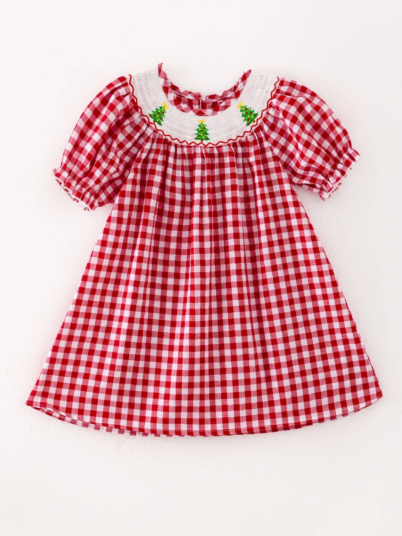 Gingham Christmas Dress