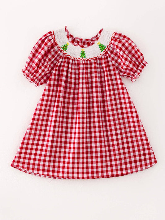 Gingham Christmas Dress