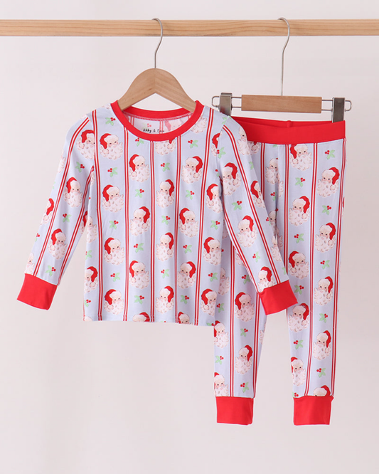 Santa Stripe PJ Set