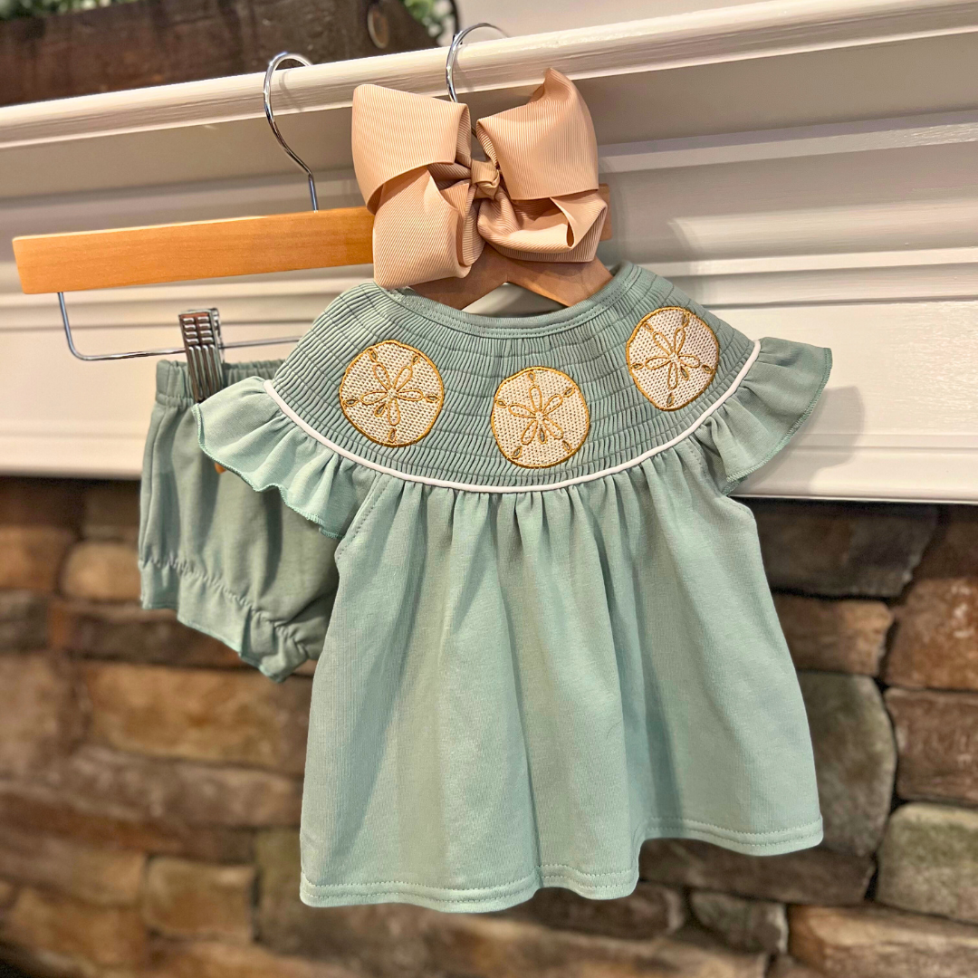 Sand Dollar Sister Bloomer Set
