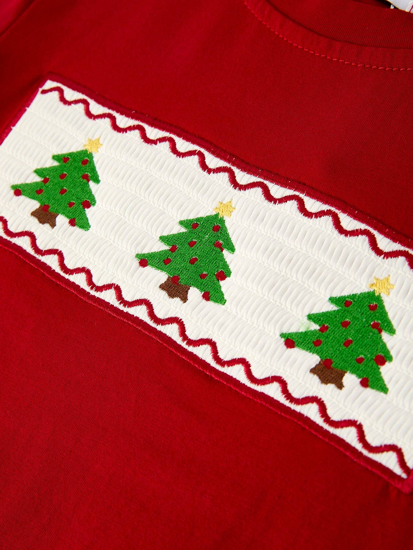 Gingham Christmas Pants Set