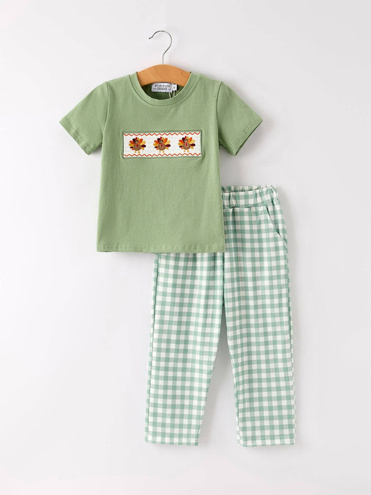 Sage Turkey Pants Set