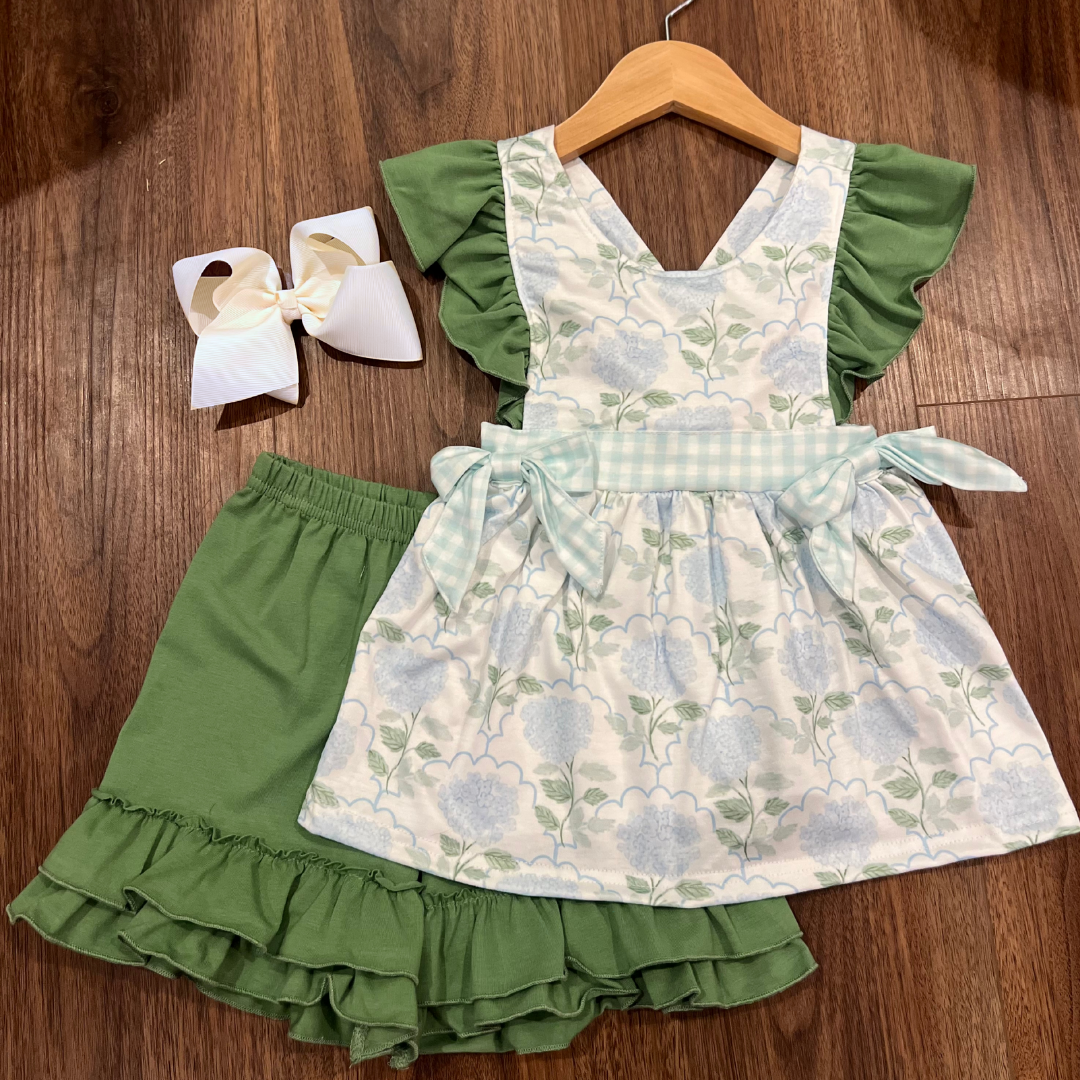 Hydrangea Breeze Shorts Set