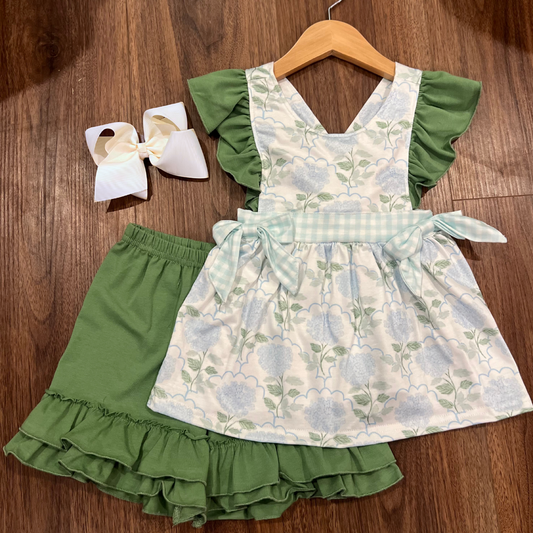 Hydrangea Breeze Shorts Set