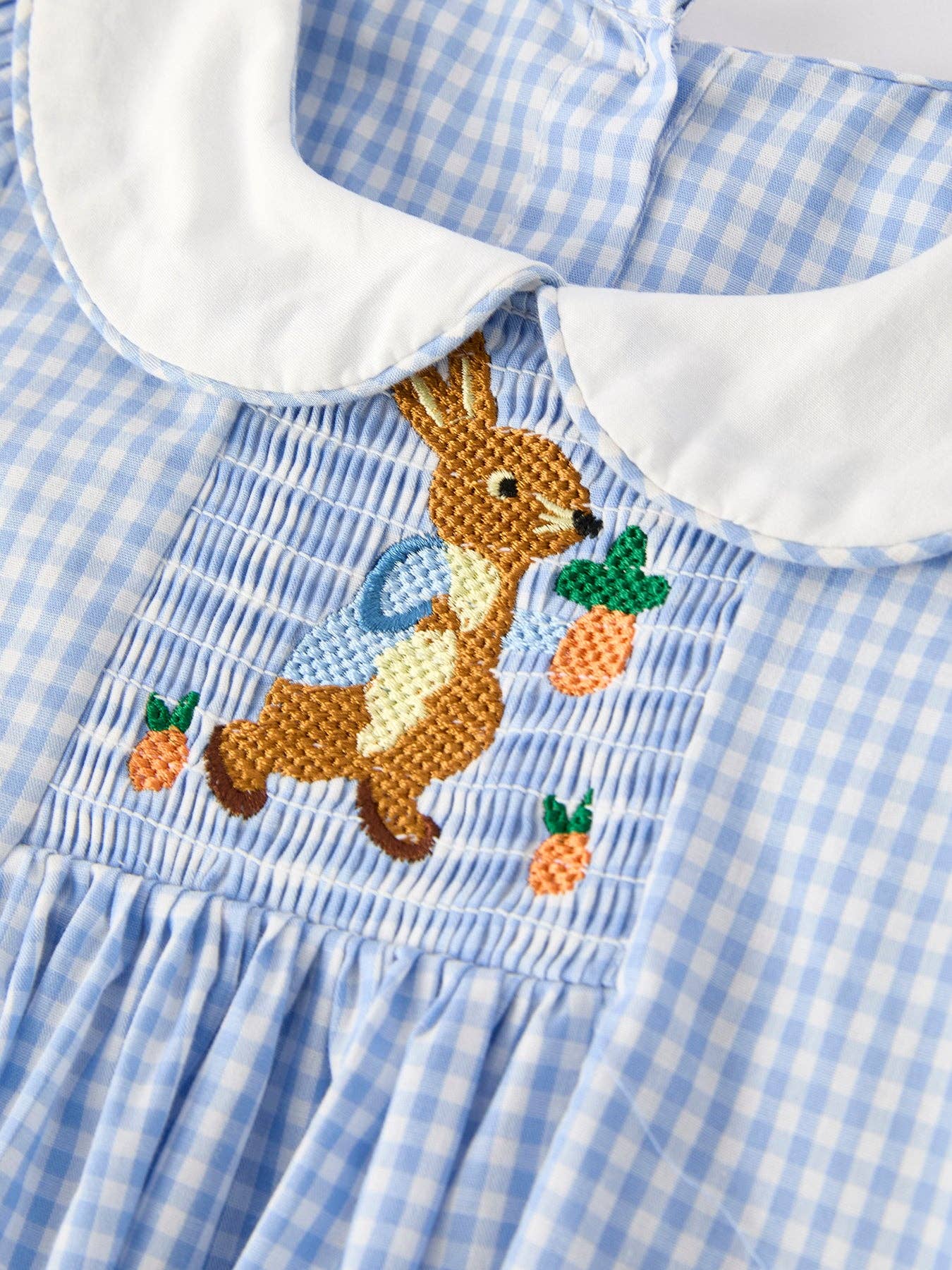 Blue Rabbit Gingham Dress