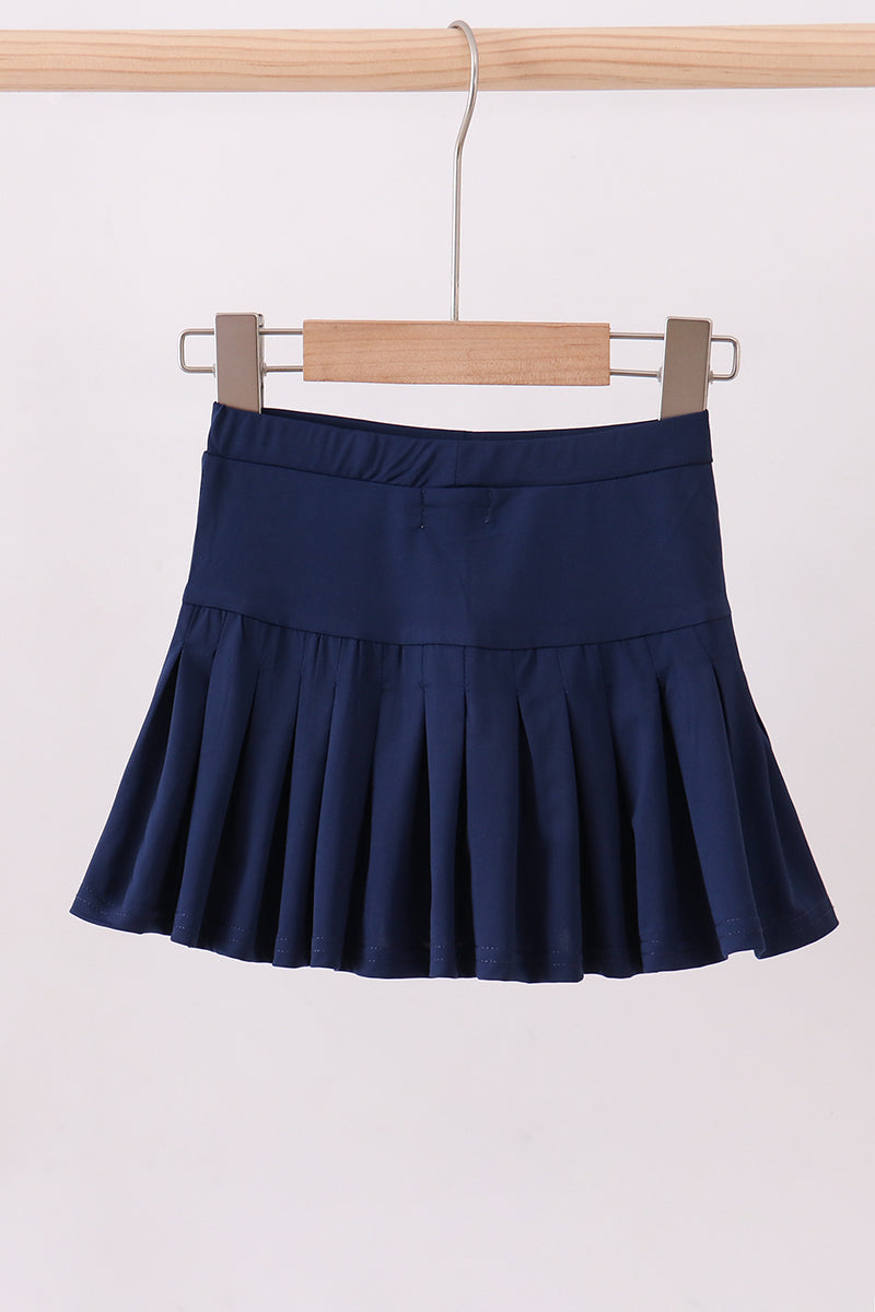 Perfect Pleats Skort - Navy Blue