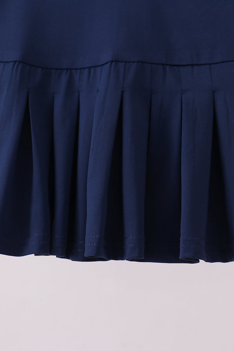 Perfect Pleats Skort - Navy Blue