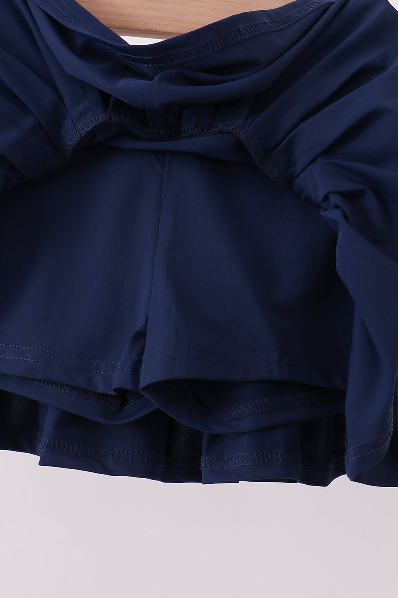 Perfect Pleats Skort - Navy Blue