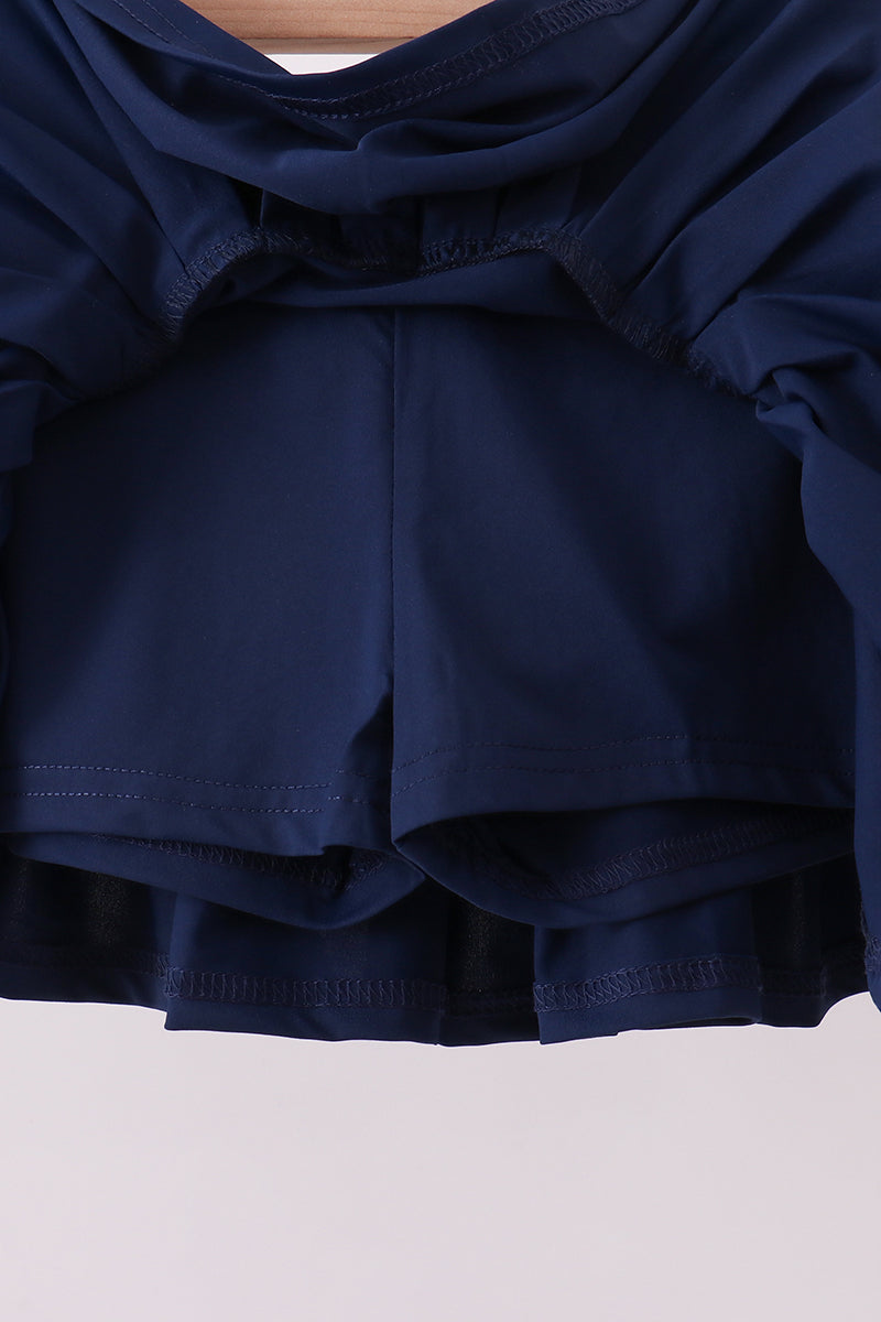 Perfect Pleats Skort - Navy Blue