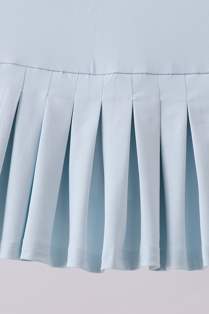 Perfect Pleats Skort - Sky Blue