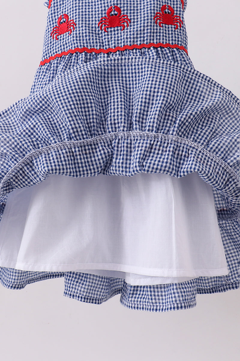 Crab Gingham Dress