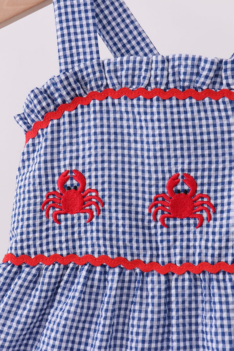 Crab Gingham Dress