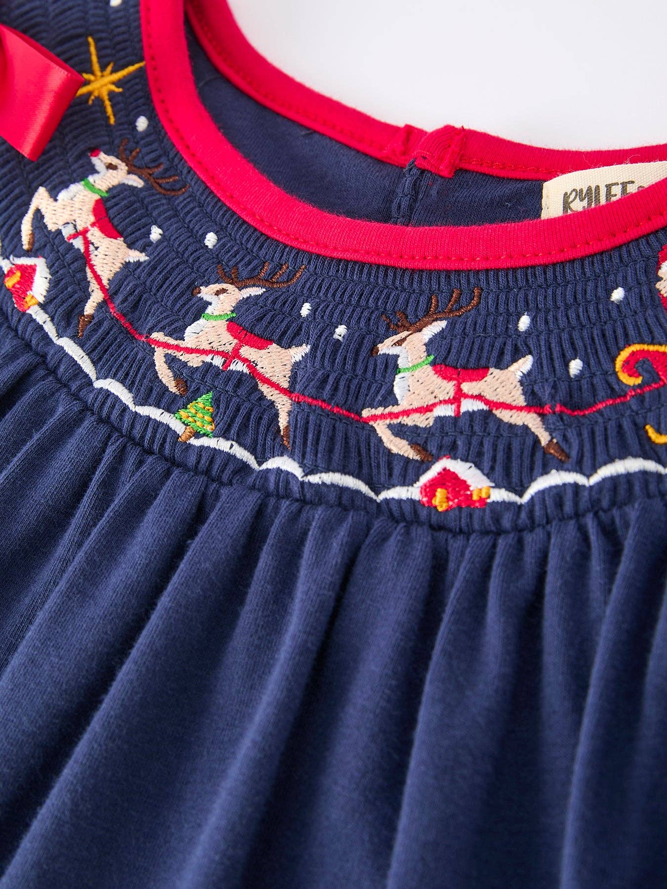 Navy Sleigh Dress