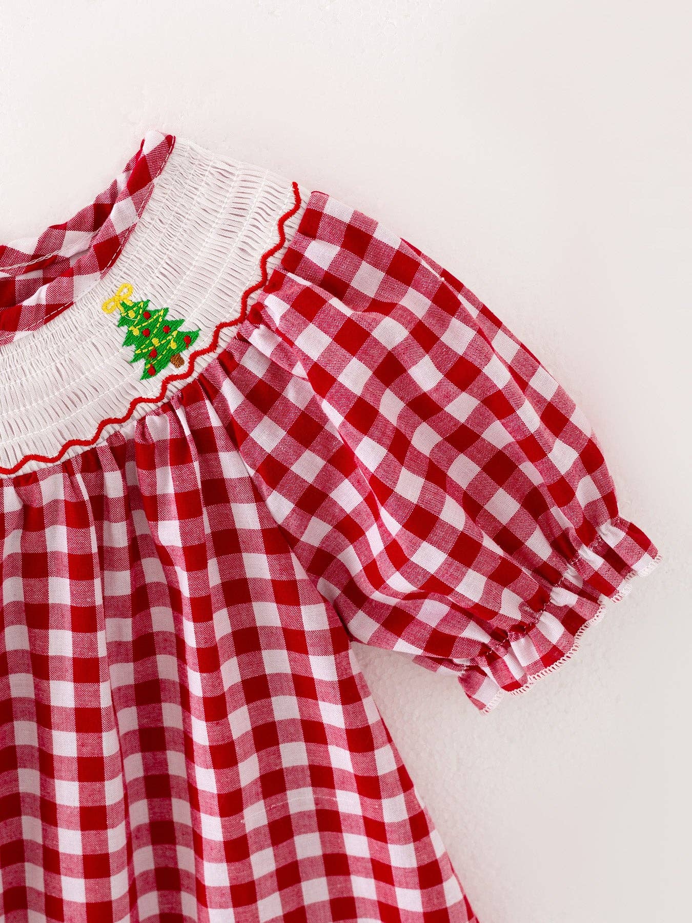 Gingham Christmas Dress