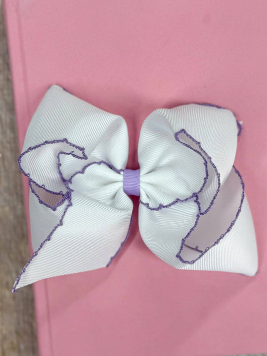 Lavender Moonstitch Bow