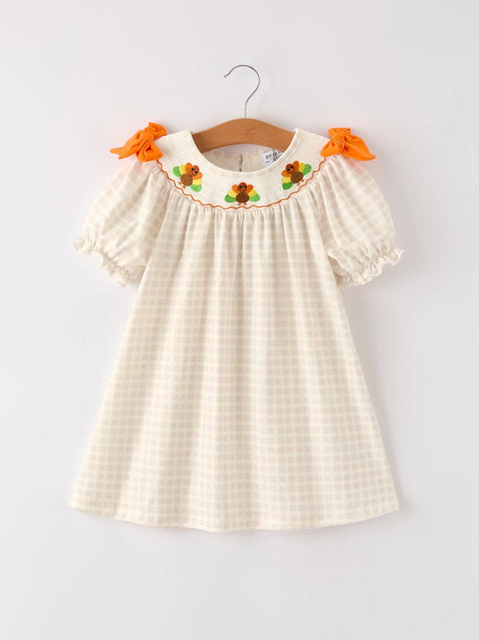 Apricot Turkey Dress