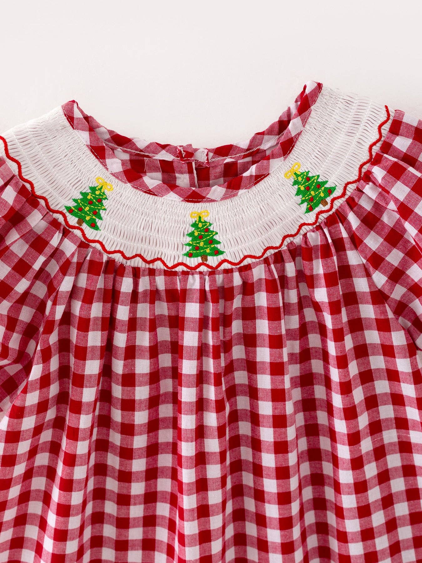 Gingham Christmas Dress