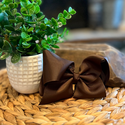 Classic Bow 4.5" - Brown