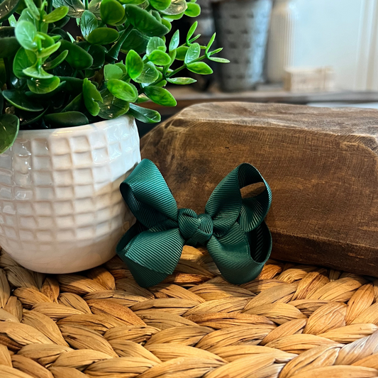 Classic Bow 3" - Emerald
