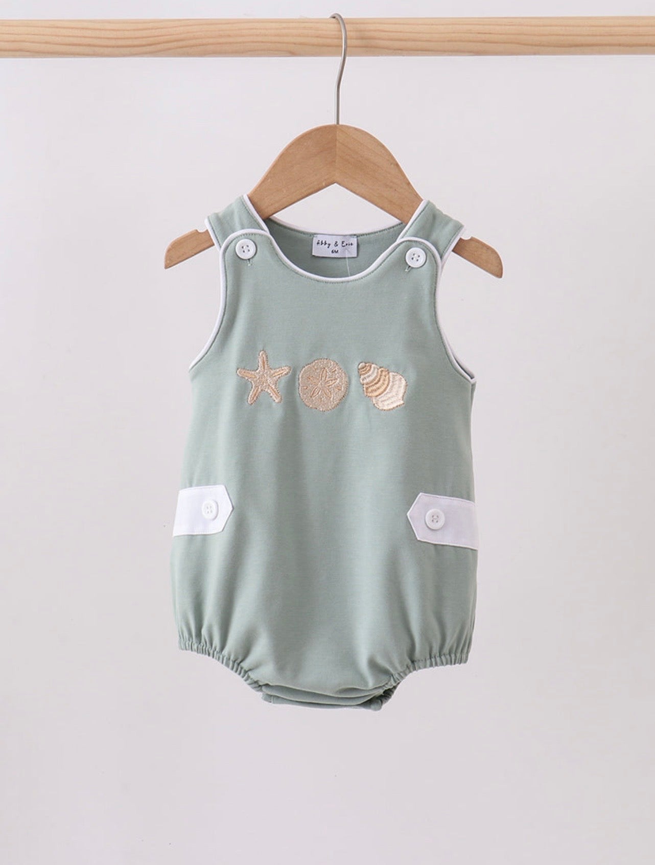 Sage Sand Dollar Romper