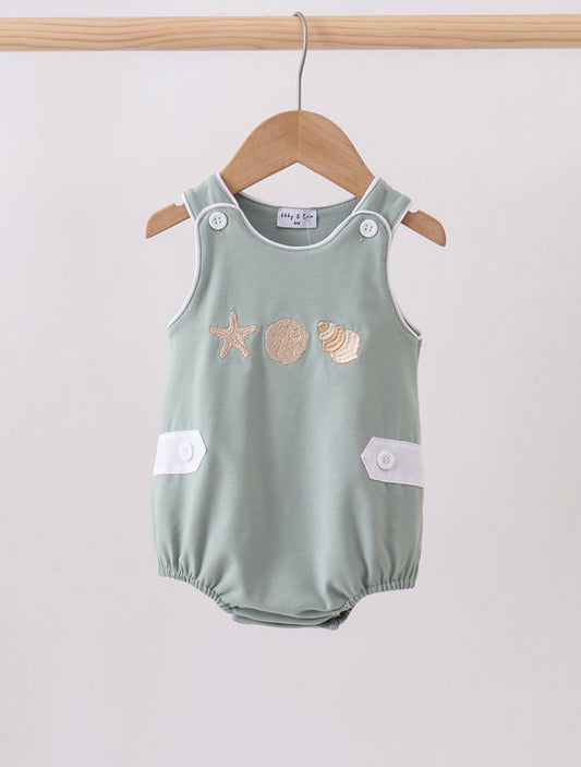 Sage Sand Dollar Romper