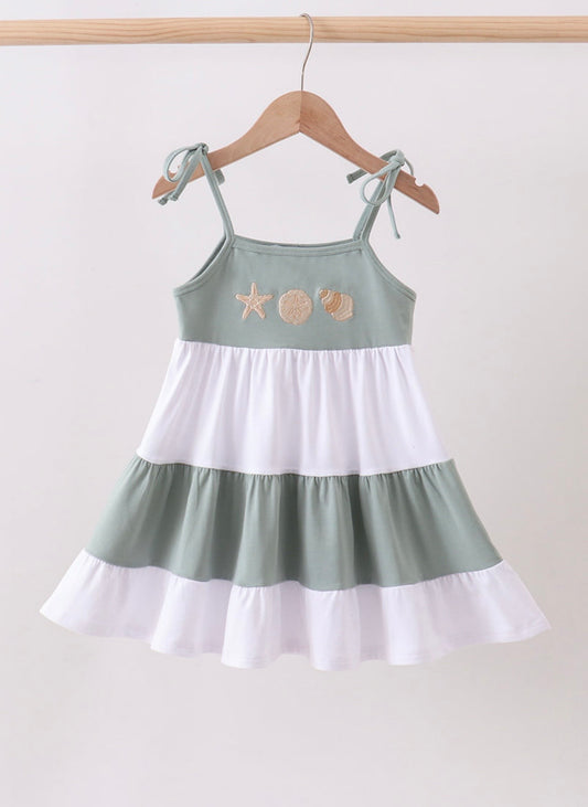 Sage Sand Dollar Dress