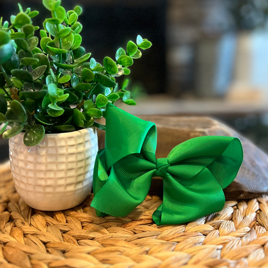 Classic Bow 4.5" - Kelly Green