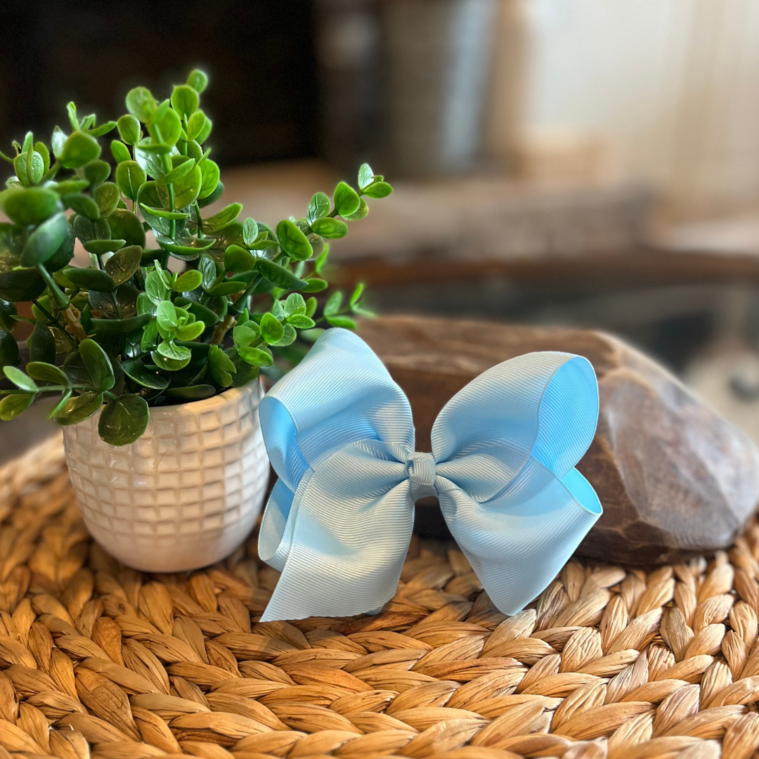 Classic Bow 4.5" - Light Blue