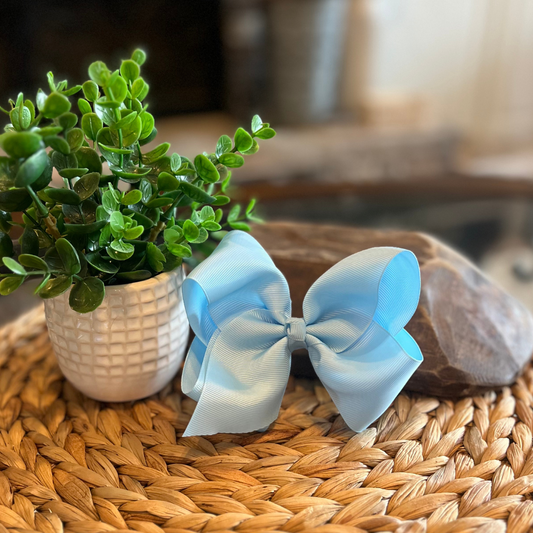 Classic Bow 4.5" - Light Blue
