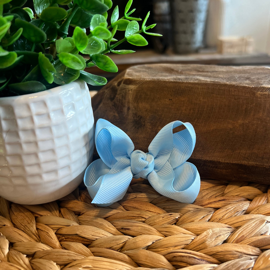 Classic Bow 3" - Light Blue