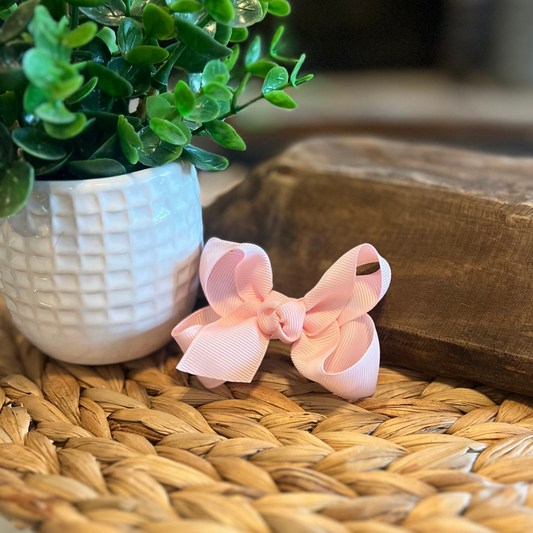 Classic Bow 3" - Light Pink