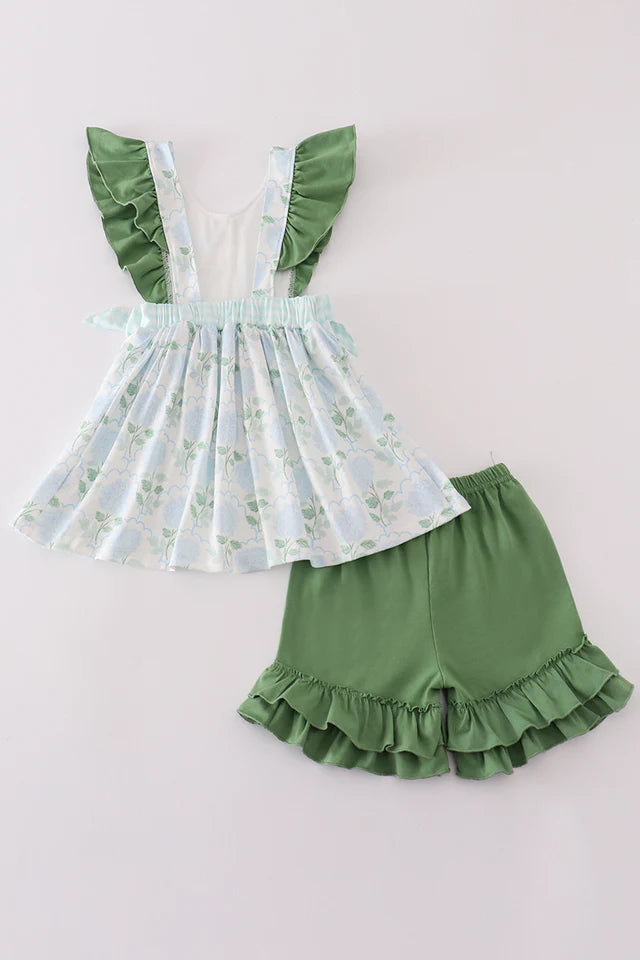Hydrangea Breeze Shorts Set