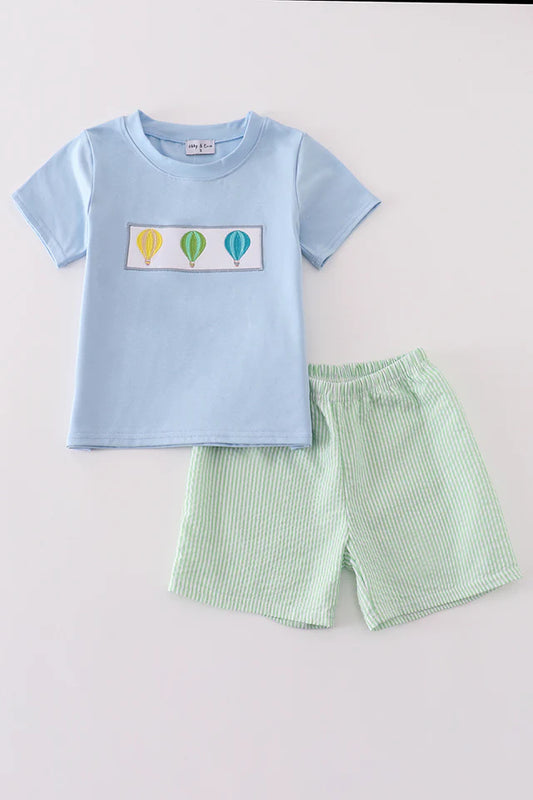 Hot Air Balloon Set – Blue